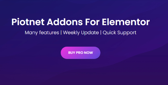 Piotnet Addons For Elementor Pro